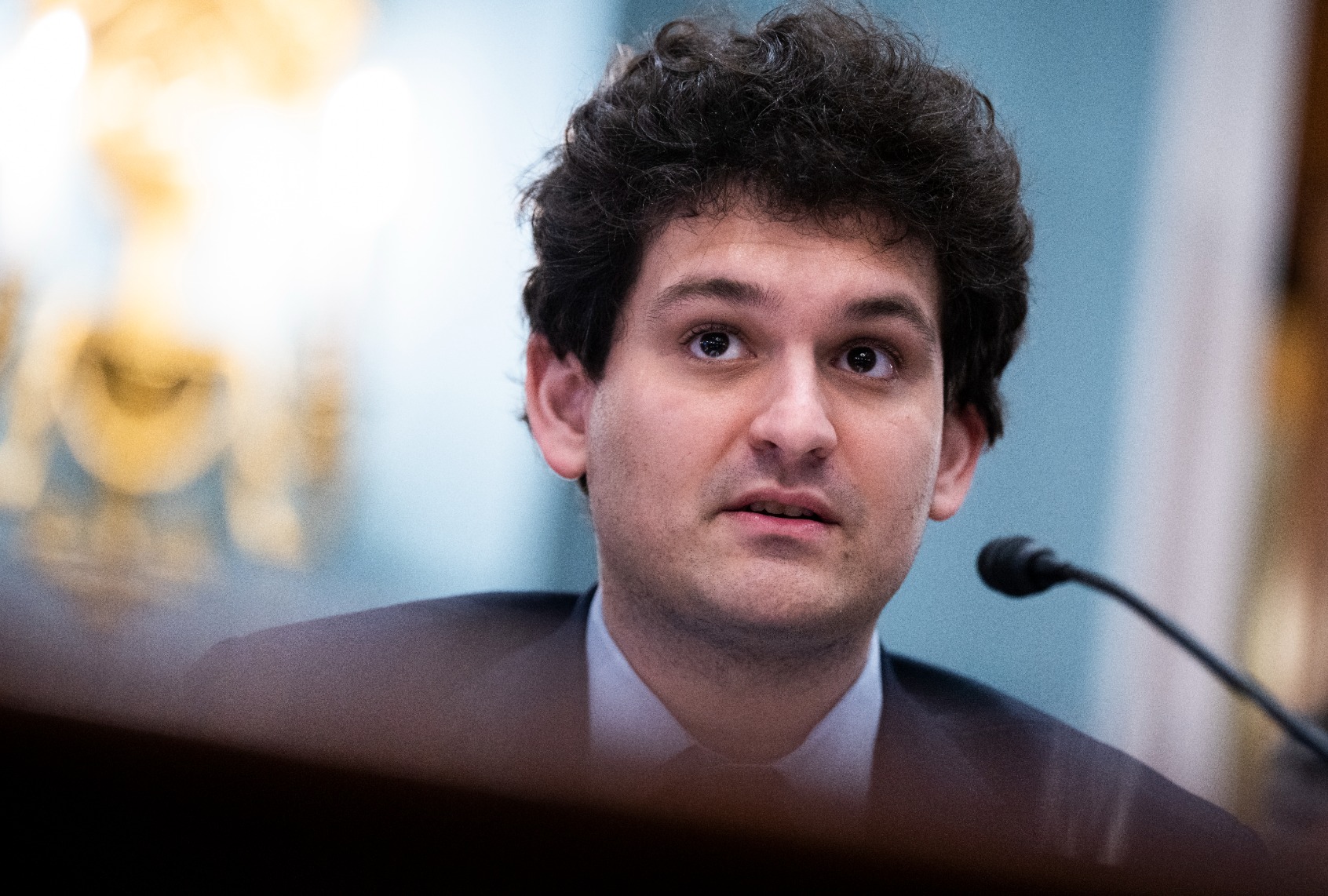 Sam Bankman-Fried, CEO of FTX, testifies during the House Agriculture Committee hearing in Longworth Building on Thursday, May 12, 2022. (Tom Williams/CQ-Roll Call, Inc via Getty Images)