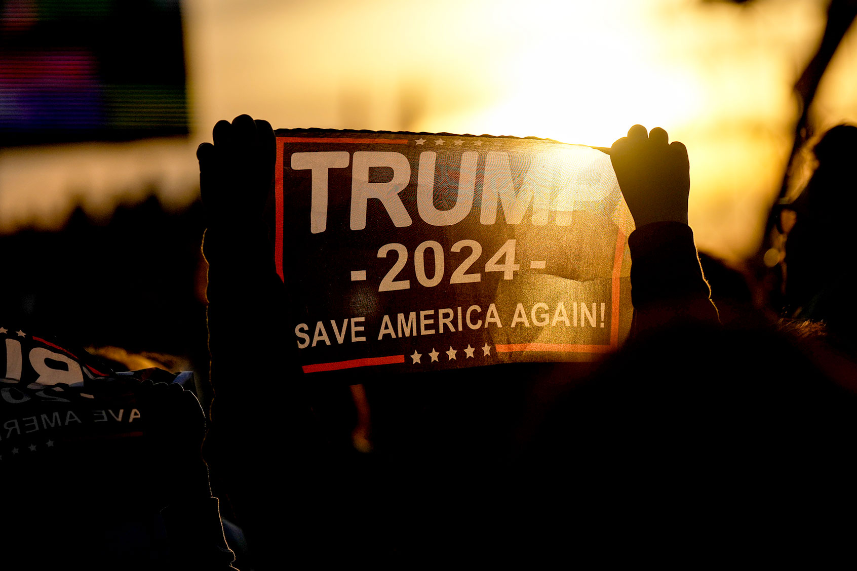 Trump flag (Drew Angerer/Getty Images)