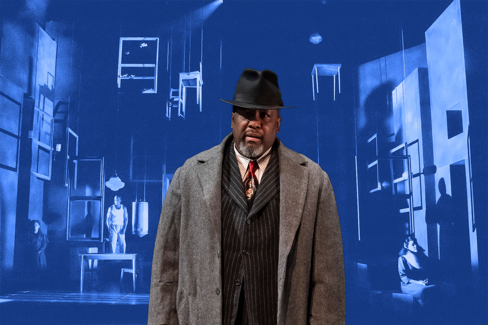 Wendell Pierce in Death Of A Salesman (Photo illustration by Salon/Photos by Joan Marcus)