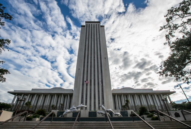 Florida State Capitol building on November 10, 2018 in Tallahassee, Florida. (Mark Wallheiser/Getty Images)