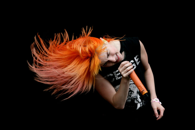 Hayley Williams of Paramore performs at Day 1 of Pinkpop at Megaland on June 14, 2013 in Landgraaf, Netherlands. (Mark Venema/Getty Images)