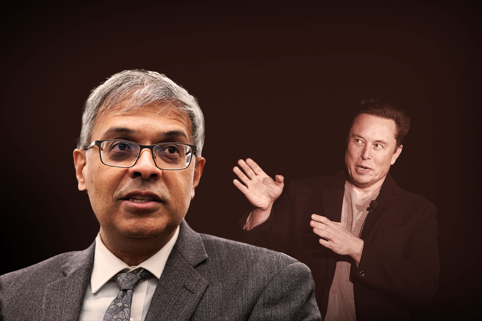 Jay Bhattacharya and Elon Musk (Photo illustration by Salon/Getty Images)