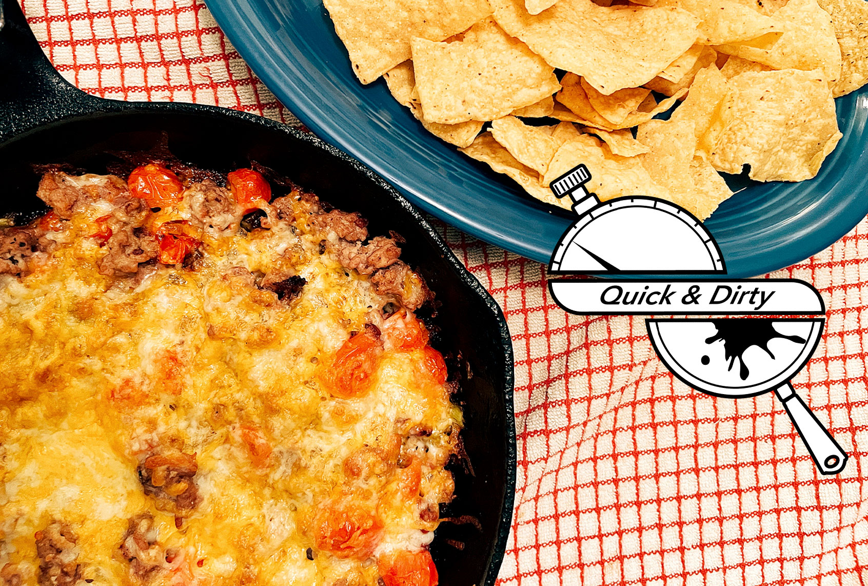 Cheesy Chicken Reverse Nachos (Mary Elizabeth Williams)