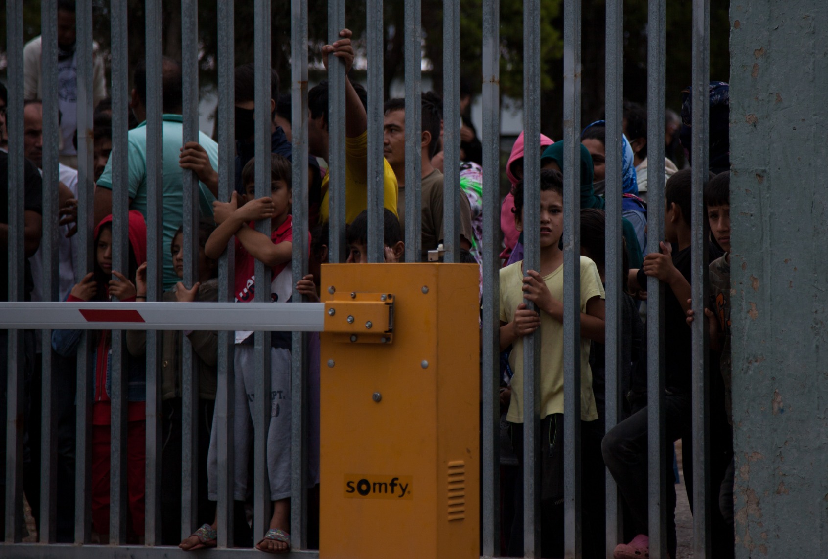 Refugee camp in Schisto, near Athens, Greece, on October 17, 2020. (Konstantinos Zilos/NurPhoto via Getty Images)