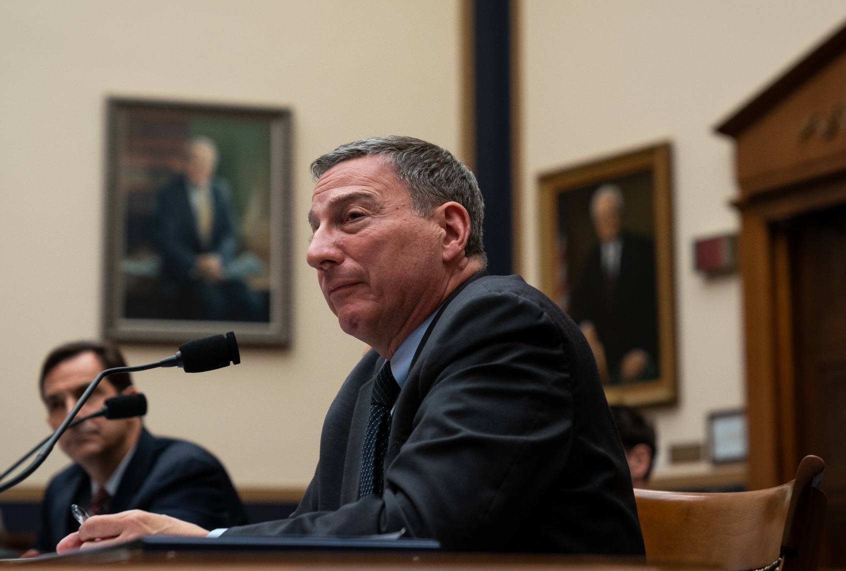 Rev. Robert L. Schenck testifies in front of a House Judiciary Committee hearing titled Undue Influence: Operation Higher Court and Politicking at SCOTUS on Capitol Hill in Washington, DC, on December 8, 2022. (Elizabeth Frantz for The Washington Post via Getty Images)