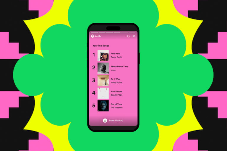 Spotify Wrapped Top Songs (Photo illustration by Salon/Images courtesy of Spotify)
