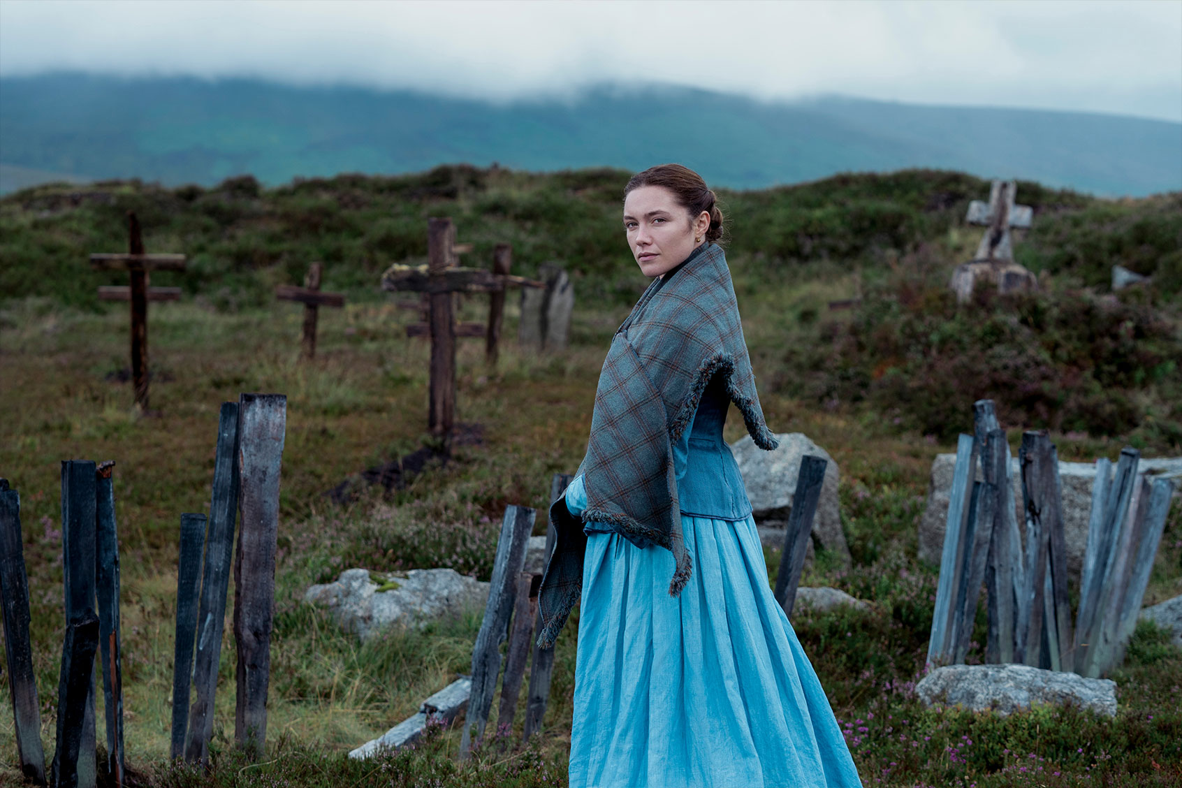 Florence Pugh as Lib Wright in "The Wonder" (Christopher Barr/Netflix)