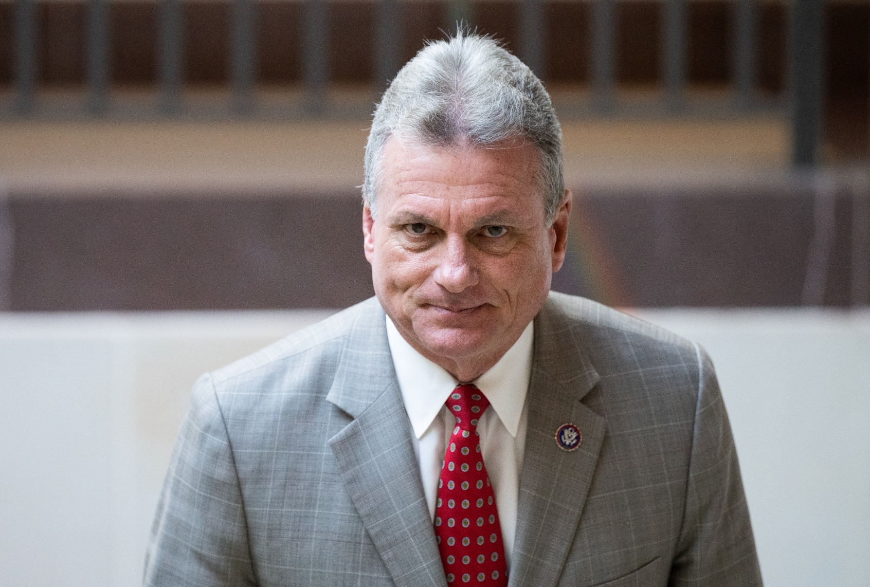 Rep. Buddy Carter, R-Ga., leaves the House Republicans caucus meeting in the Capitol on Tuesday, December 13, 2022. (Bill Clark/CQ-Roll Call, Inc via Getty Images)