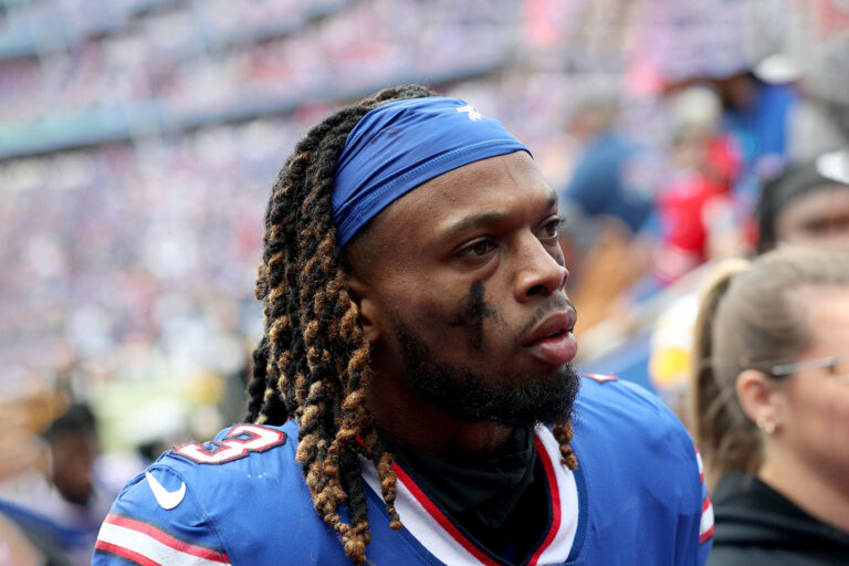 Damar Hamlin of the Buffalo Bills (Bryan Bennett/Getty Images)