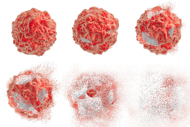 Destruction of a cancer cell (Getty Images/KATERYNA KON/SCIENCE PHOTO LIBRARY)