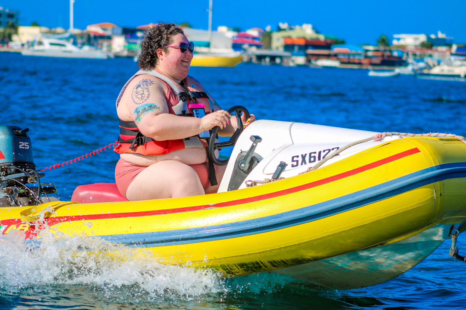 A cruise highlight, Rhino boats in Sint Maarten. (Jodyann Morgan)