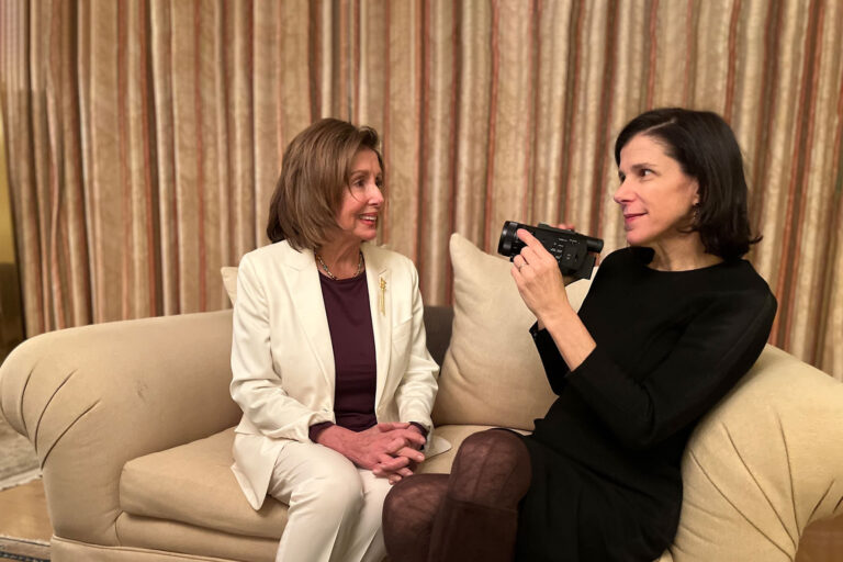 Nancy Pelosi and Alexandra Pelosi (Courtesy of HBO)