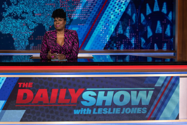 Leslie Jones on The Daily Show (Matt Wilson/Comedy Central)