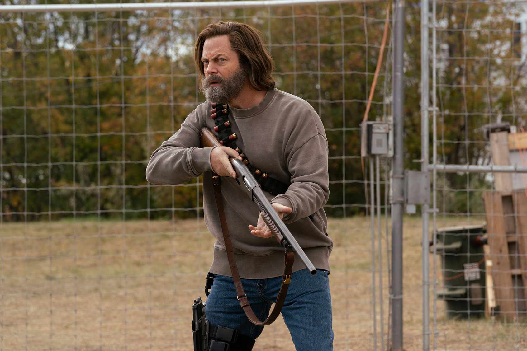 Nick Offerman in "The Last of Us" (Liane Hentscher/HBO)