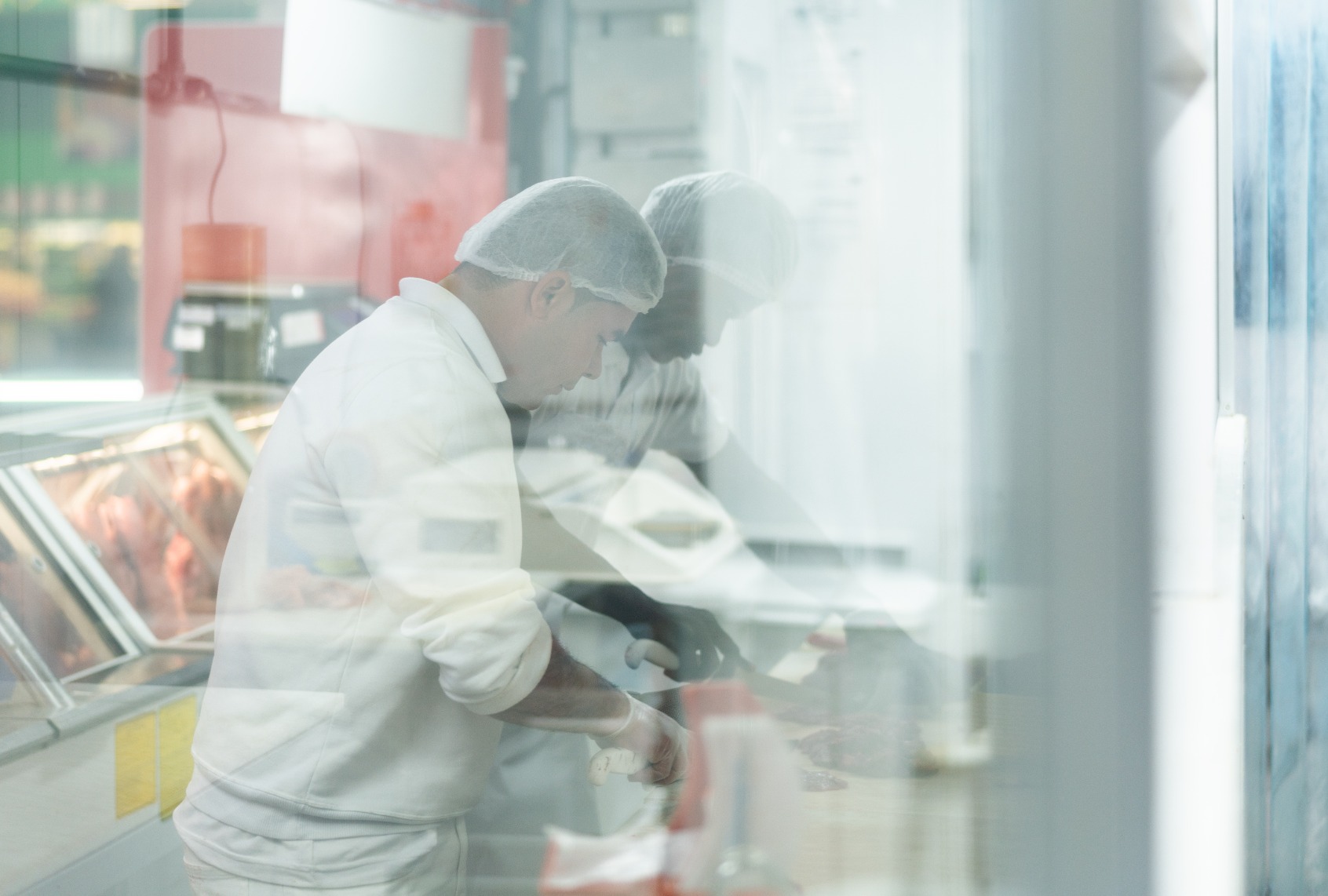 Workers at a butchery. (FG Trade/Getty Images)