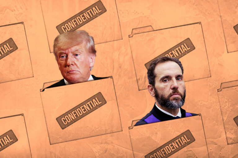 Donald Trump and Jack Smith (Photo illustration by Salon/Getty Images)