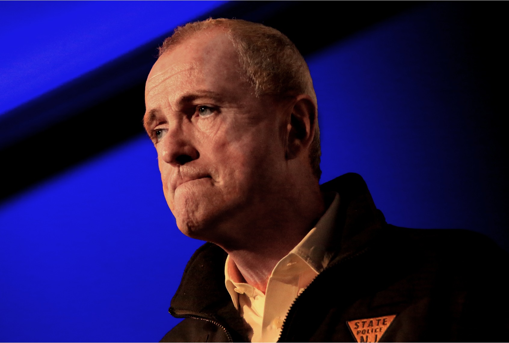 New Jersey Governor Phil Murphy speaks during a rally on October 28, 2021 in New Brunswick, New Jersey. (Yana Paskova/Getty Images)