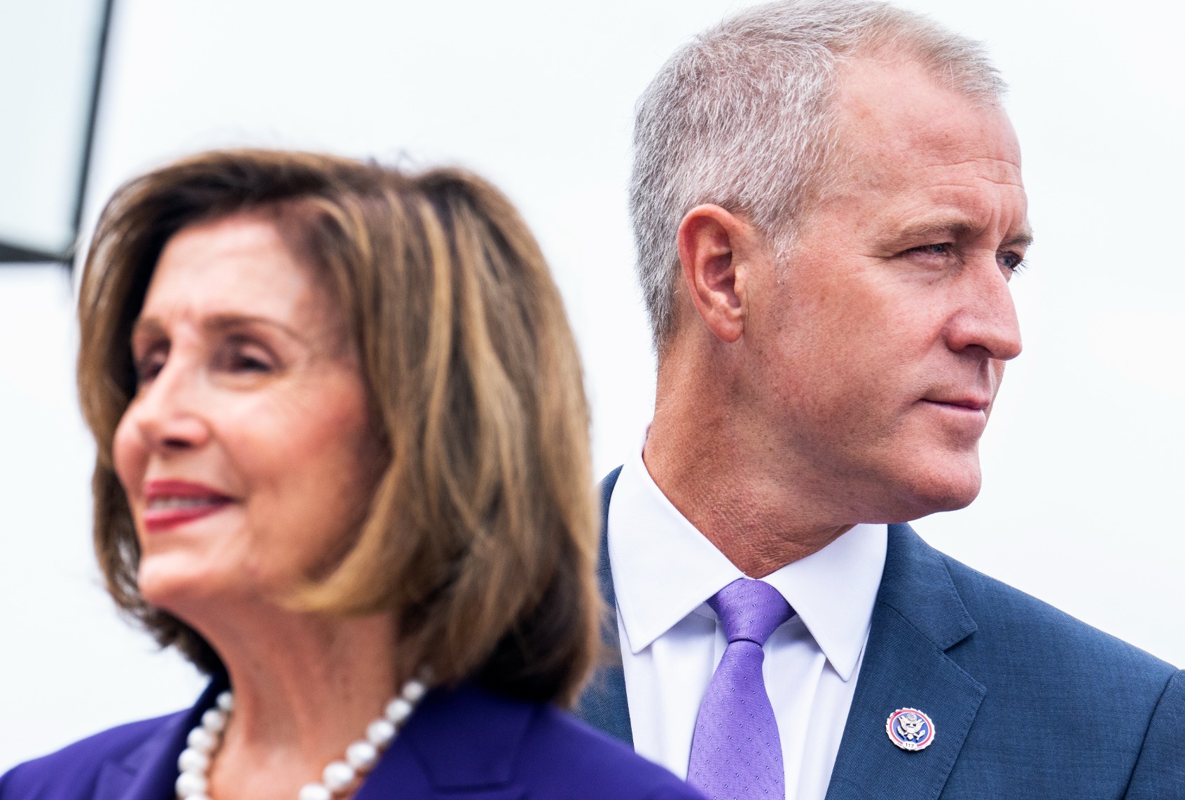 Former Speaker of the House Nancy Pelosi, D-Calif., and Rep. Sean Patrick Maloney, D-N.Y., on the West Front of the U.S. Capitol on Friday, July 29, 2022. (Tom Williams/CQ-Roll Call, Inc via Getty Images)