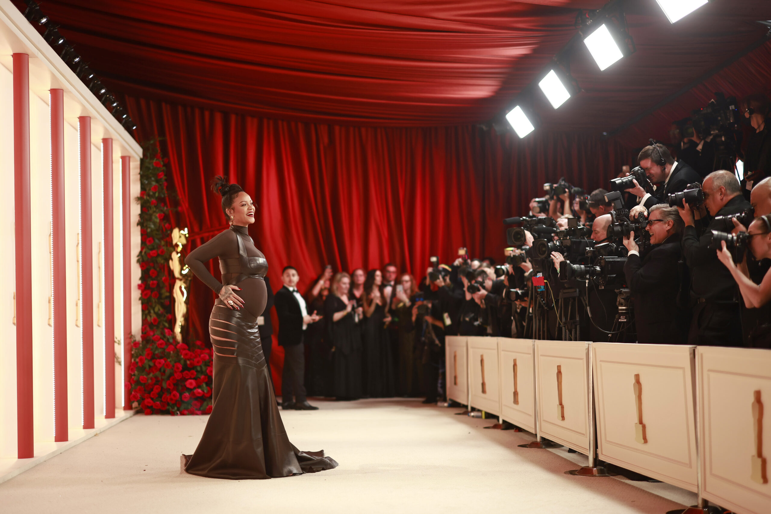 Rihanna attends the 95th Annual Academy Awards on March 12, 2023 in Hollywood, California (Emma McIntyre/Getty Images)