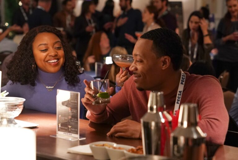 Quinta Brunson and Tyler James Williams in "Abbott Elementary" (ABC)
