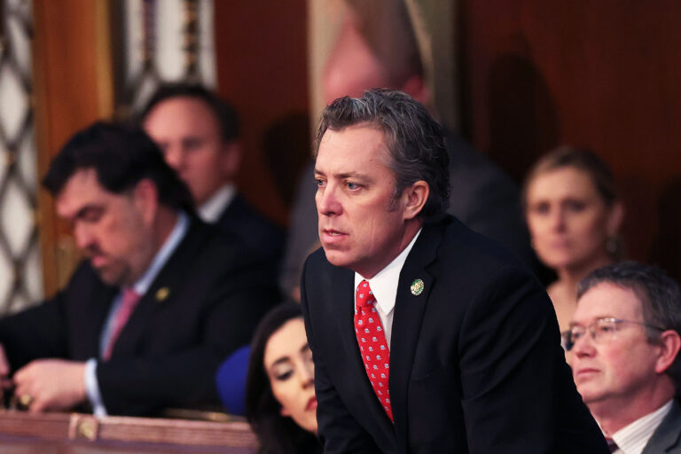 U.S. Rep.-elect Andy Ogles (R-TN) casts his vote in the House Chamber during the fourth day of elections for Speaker of the House at the U.S. Capitol Building on January 06, 2023 in Washington, DC. (Win McNamee/Getty Images)
