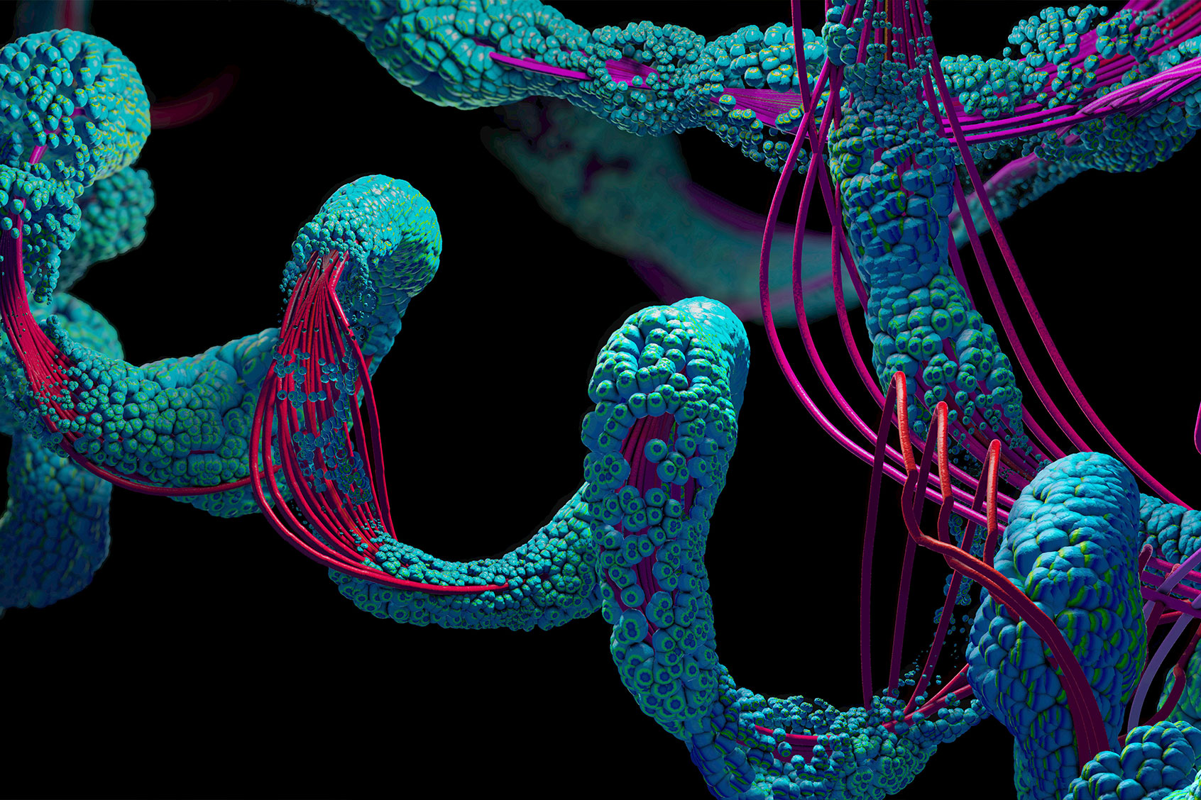Chain of amino acid or bio molecules called protein (Getty Images/Christoph Burgstedt)