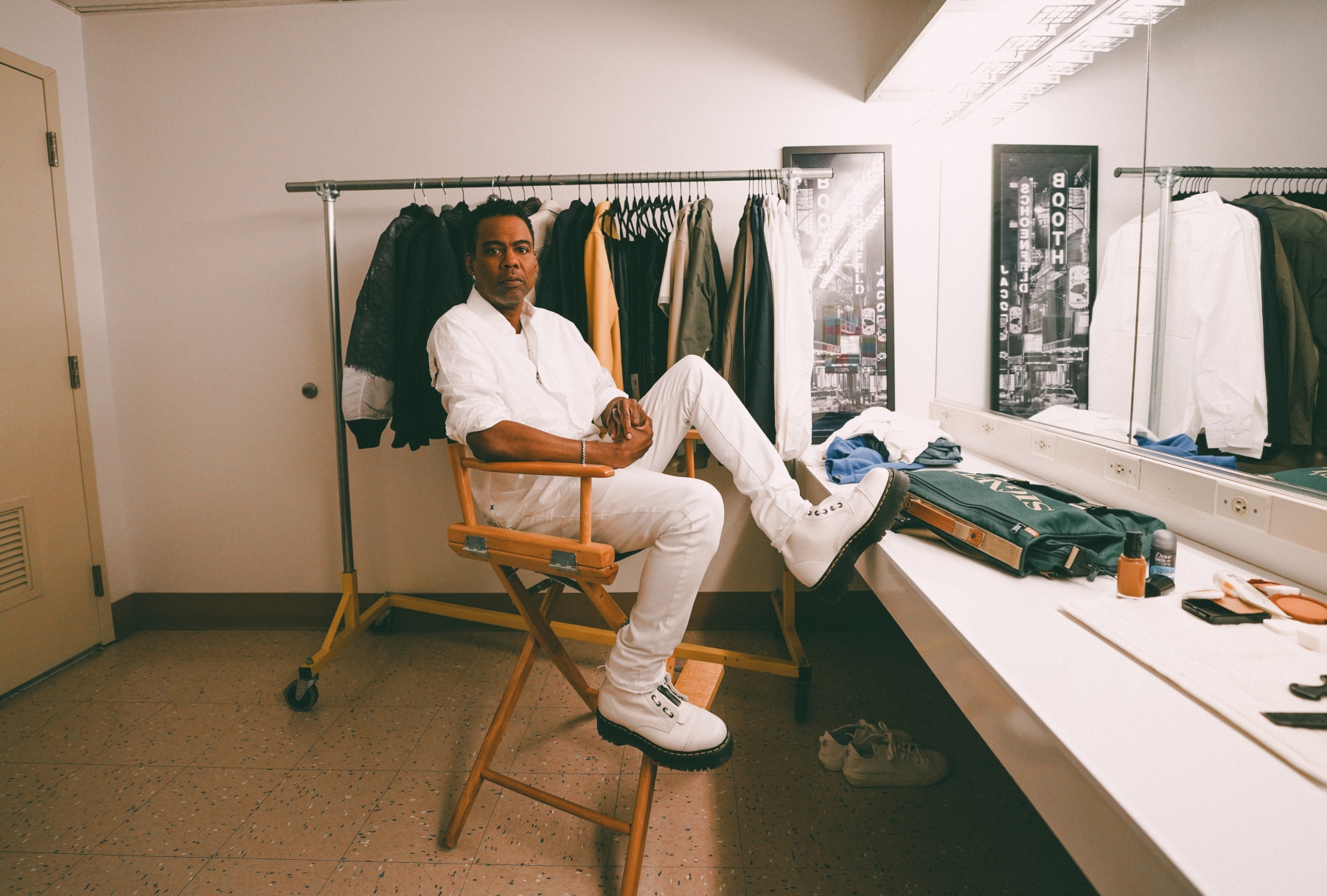 Chris Rock "Selective Outrage" backstage (Netflix)