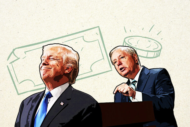Donald Trump and Lindsey Graham (Photo illustration by Salon/Getty Images)