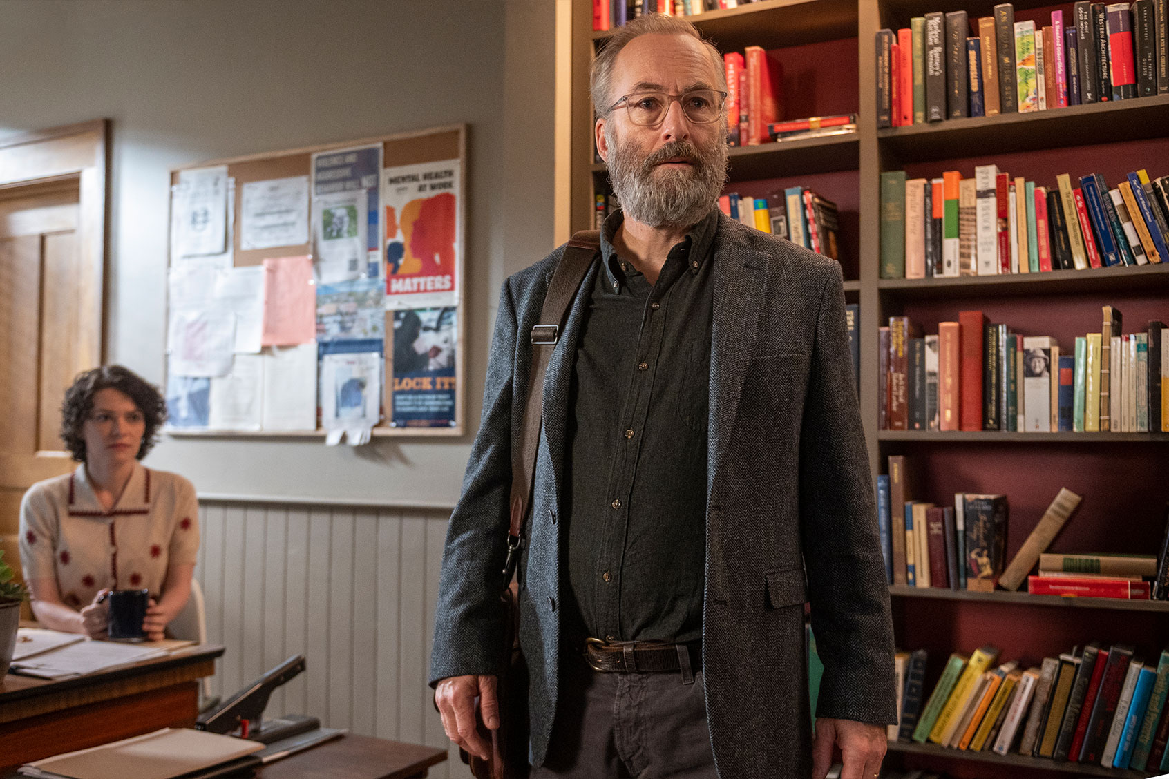 Bob Odenkirk as Hank in "Lucky Hank" (Sergei Bachlakov/AMC)