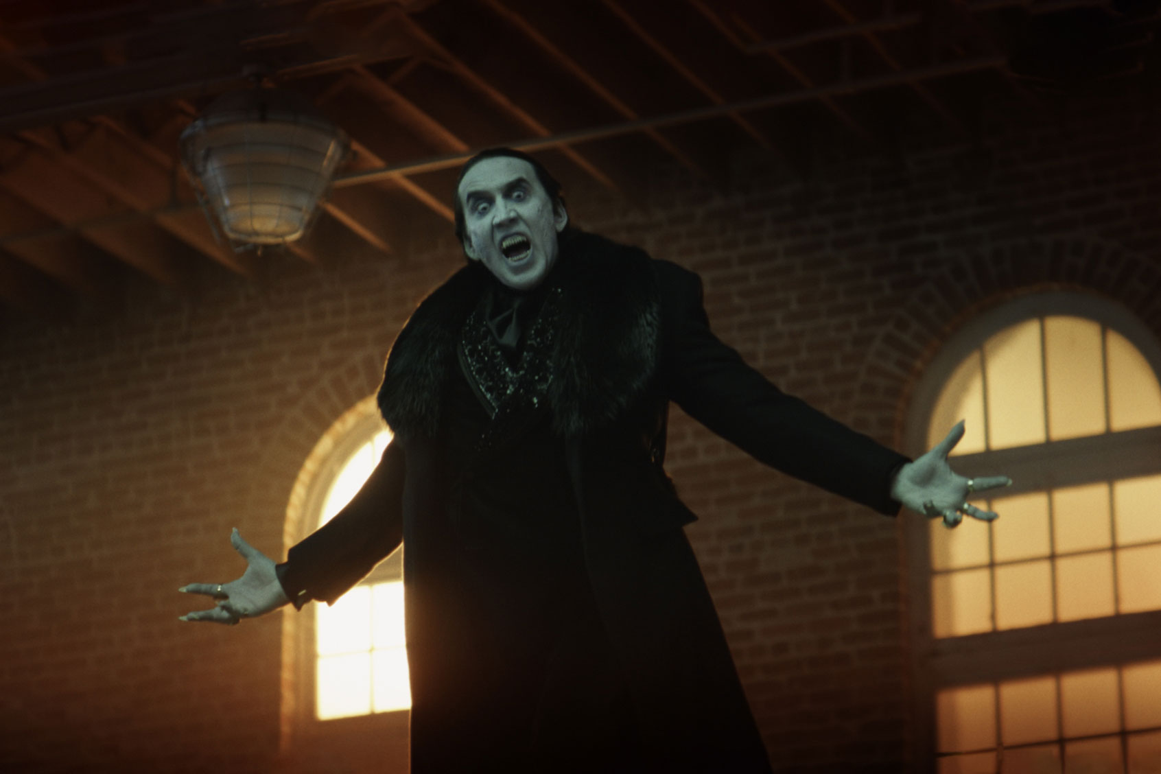 Nicolas Cage as Dracula in "Renfield" (The Overlook Film Festival/Universal Pictures)