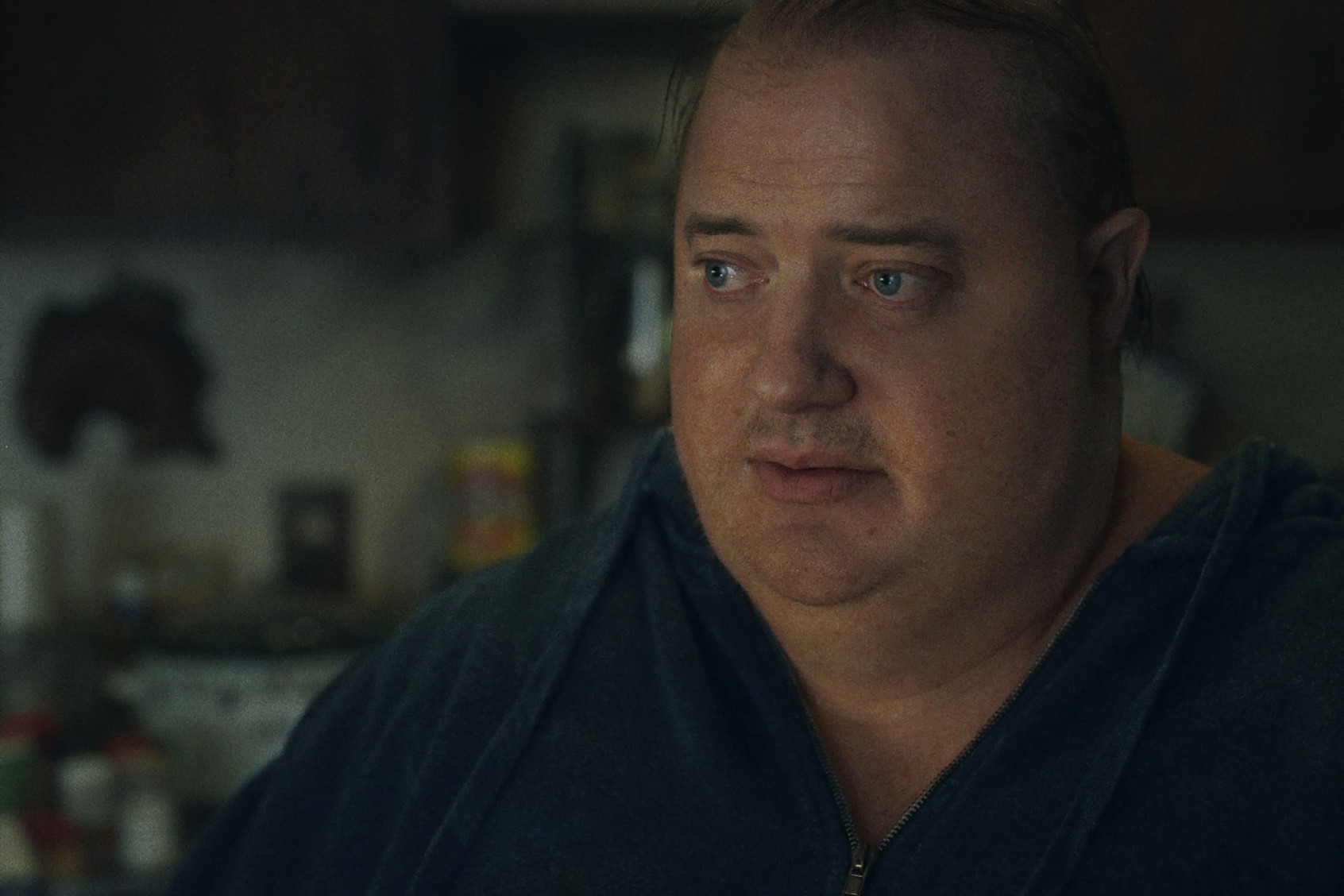 Brendan Fraser as Charlie in "The Whale" (Courtesy of A24)