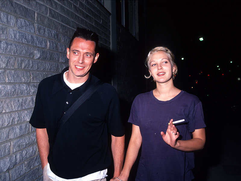 Drew Barrymore and her husband Jeremy Thomas