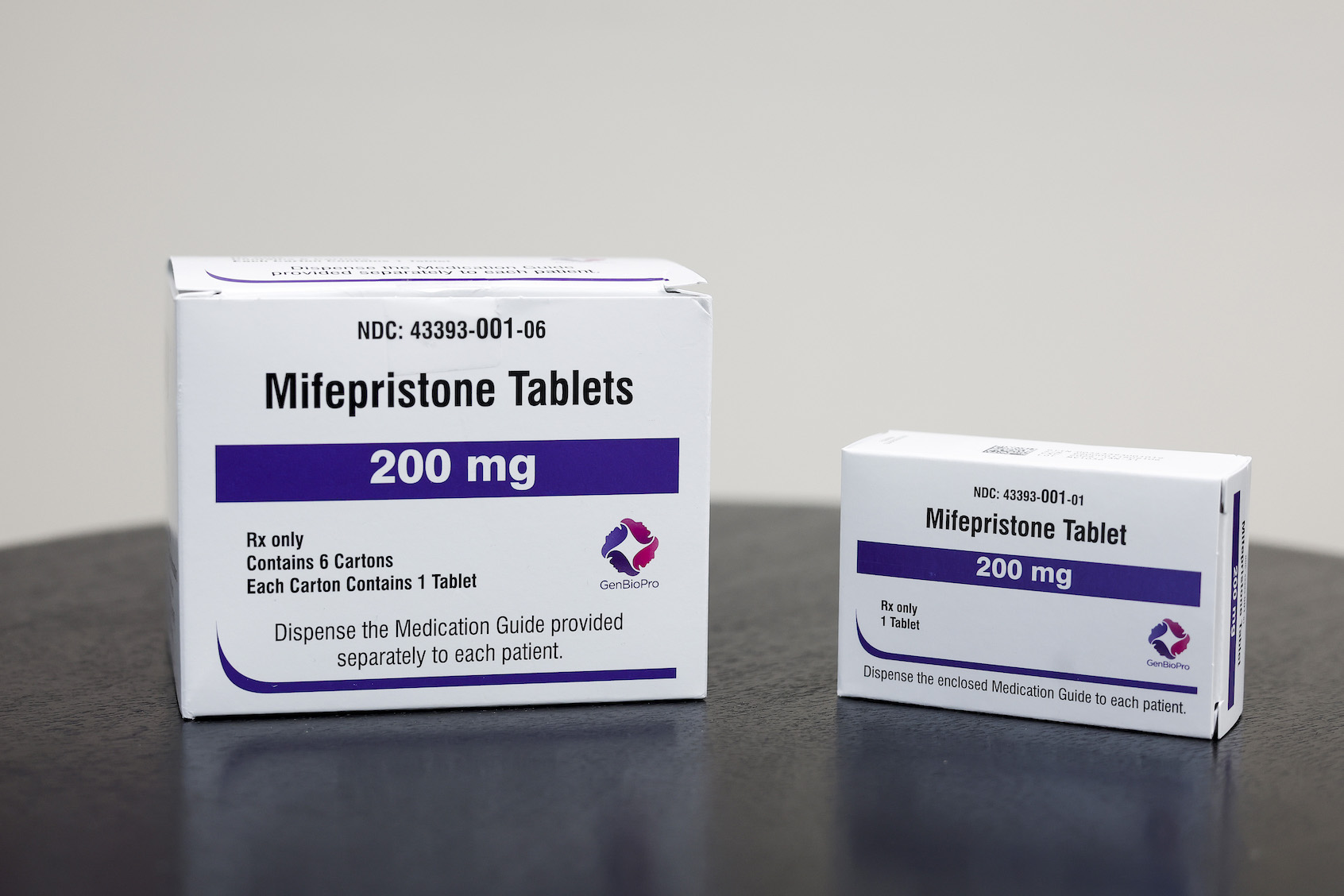 Packages of Mifepristone tablets (Photo illustration by Anna Moneymaker/Getty Images)