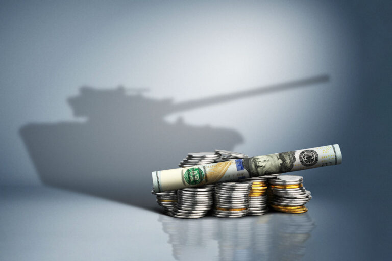 Military budget, concept (Getty Images/Dmytro Lastovych)