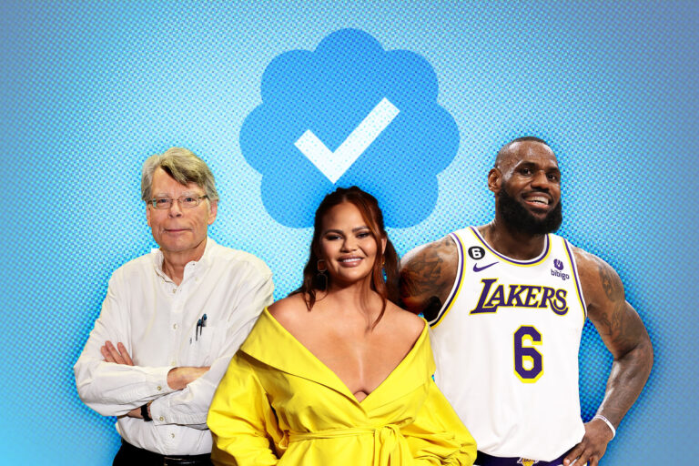 Stephen King, Chrissy Teigen and LeBron James (Photo illustration by Salon/Getty Images/Twitter)