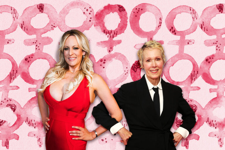Stormy Daniels and E. Jean Carroll (Photo illustration by Salon/Getty Images)