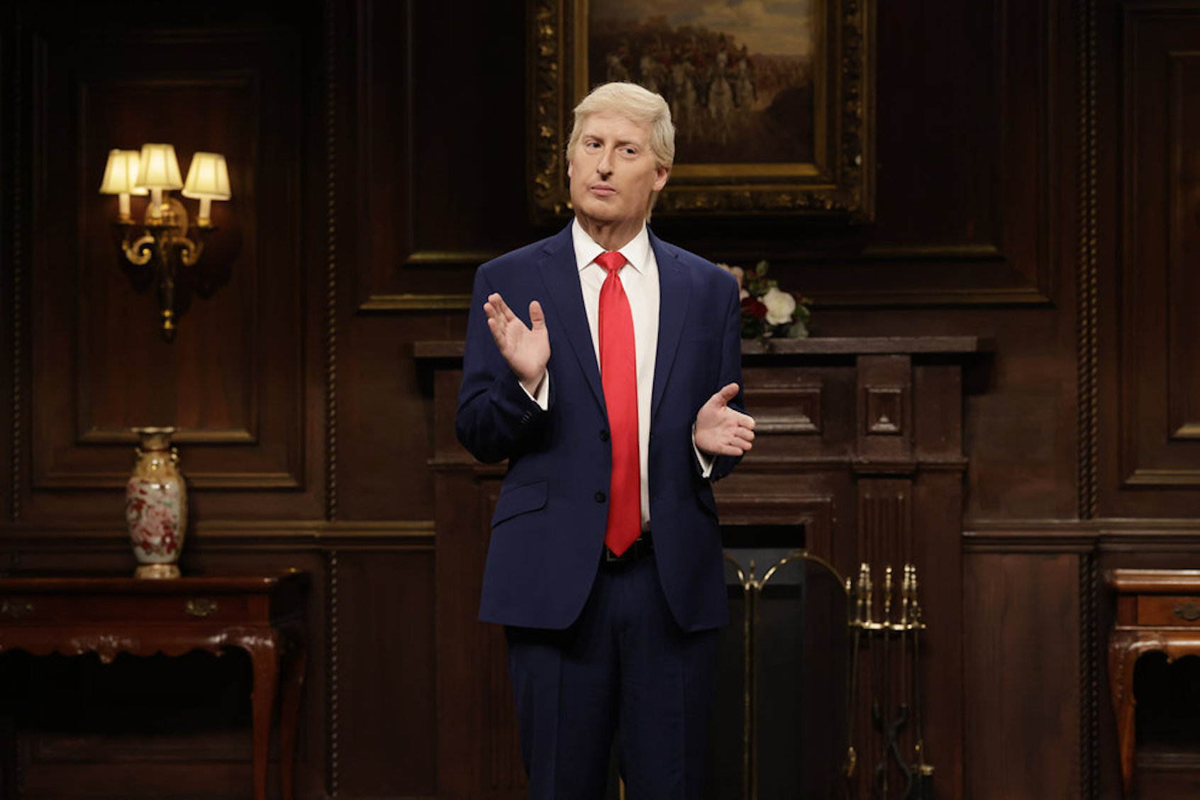 James Austin Johnson as Donald Trump (Will Heath/NBC)