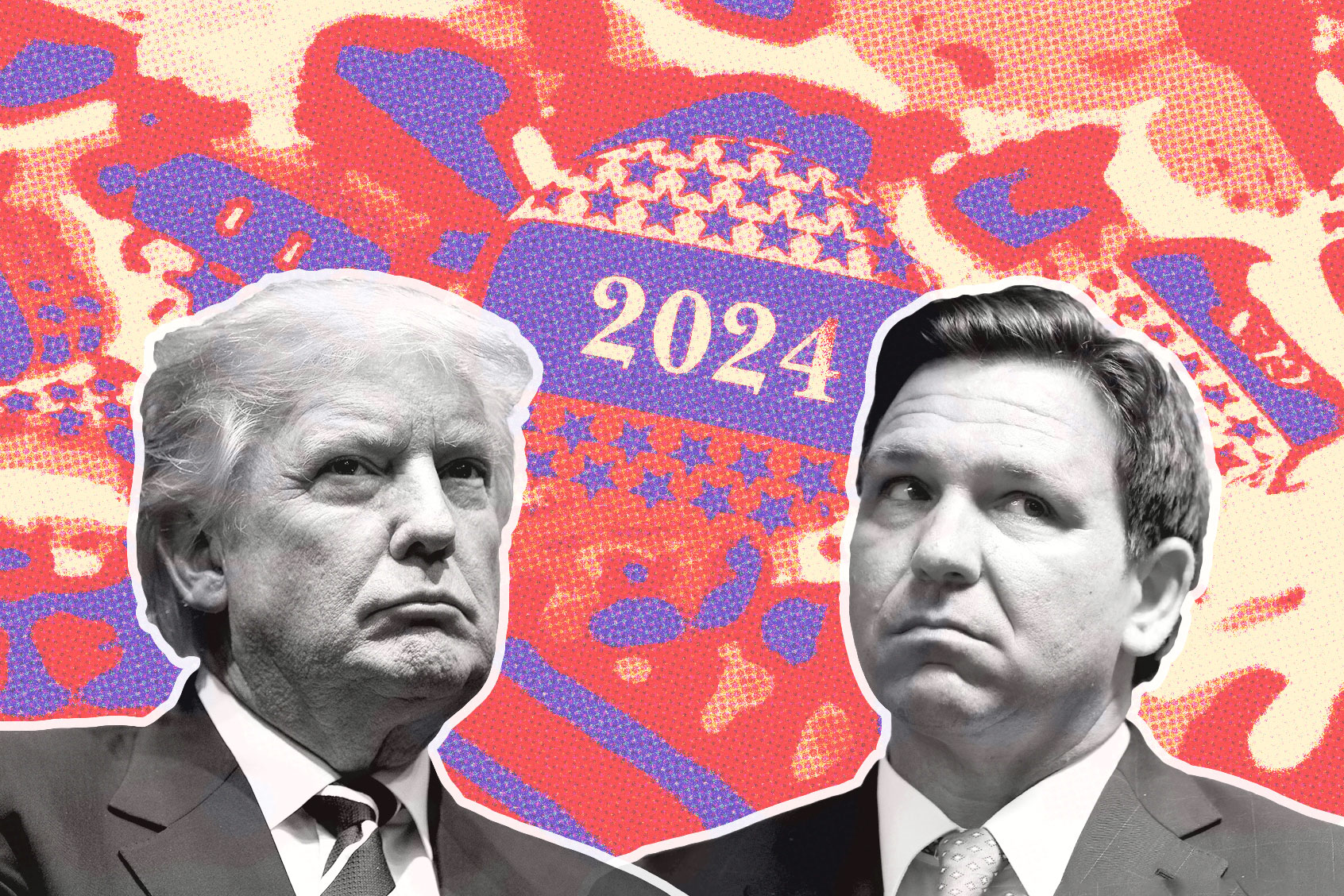 Donald Trump and Ron DeSantis (Photo illustration by Salon/Getty Images)