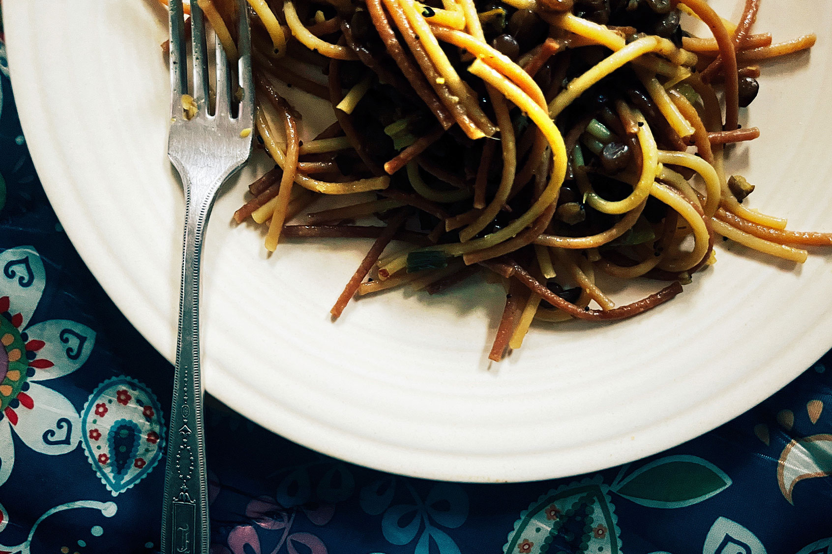 Golden noodles (Mary Elizabeth Williams)