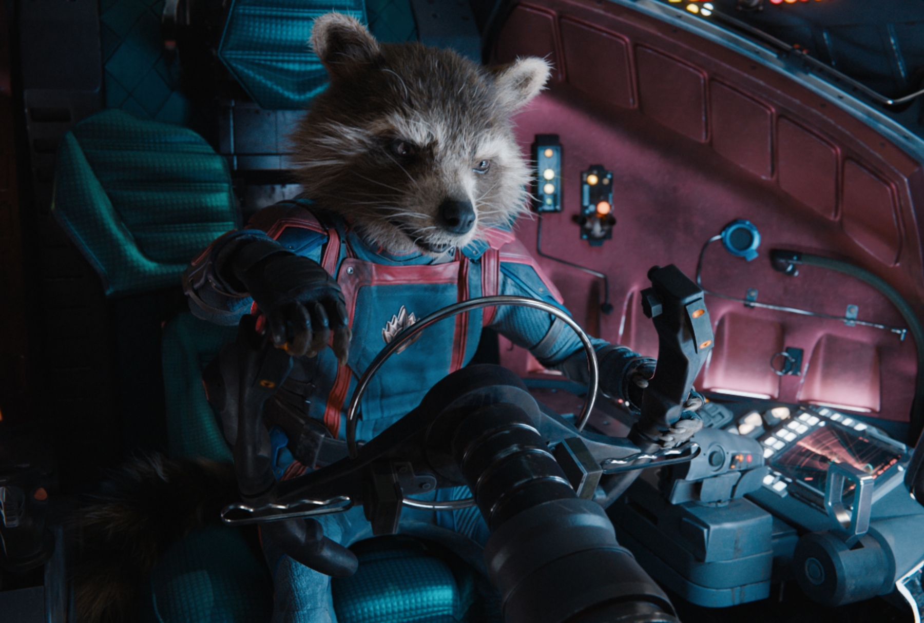 Rocket Raccoon in Guardians of the Galaxy