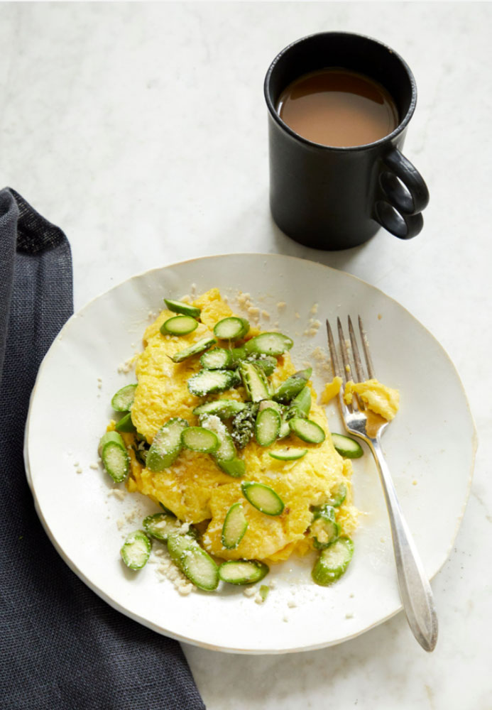 Asparagus Parmesan Omelet