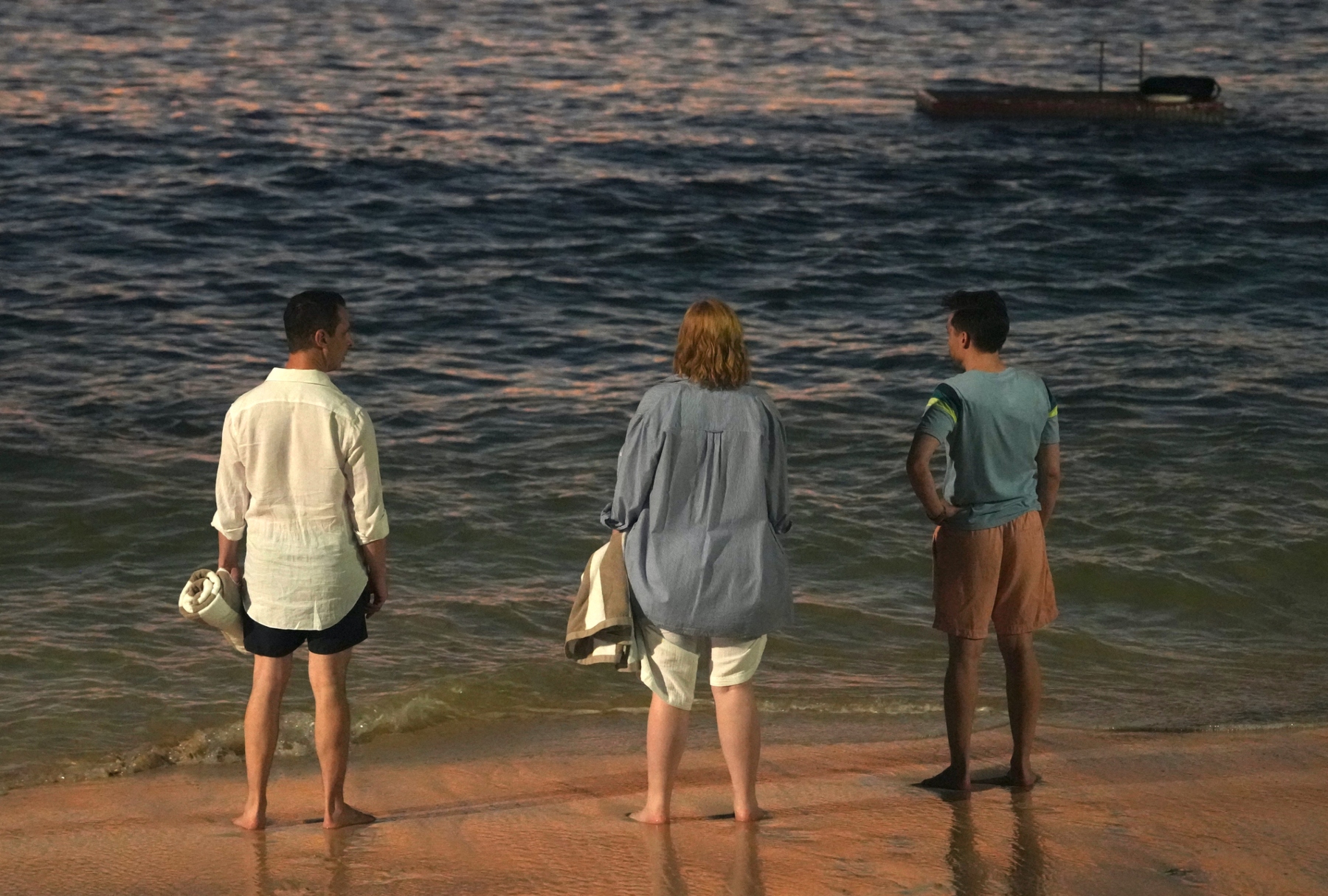 Jeremy Strong, Sarah Snook and Kieran Culkin in "Succession" (HBO)