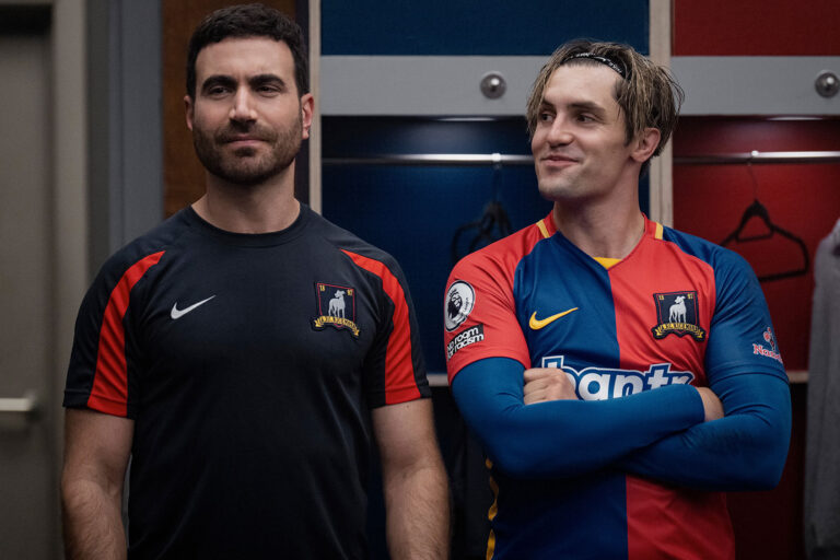 Brett Goldstein and Phil Dunster in "Ted Lasso" (Apple TV+)