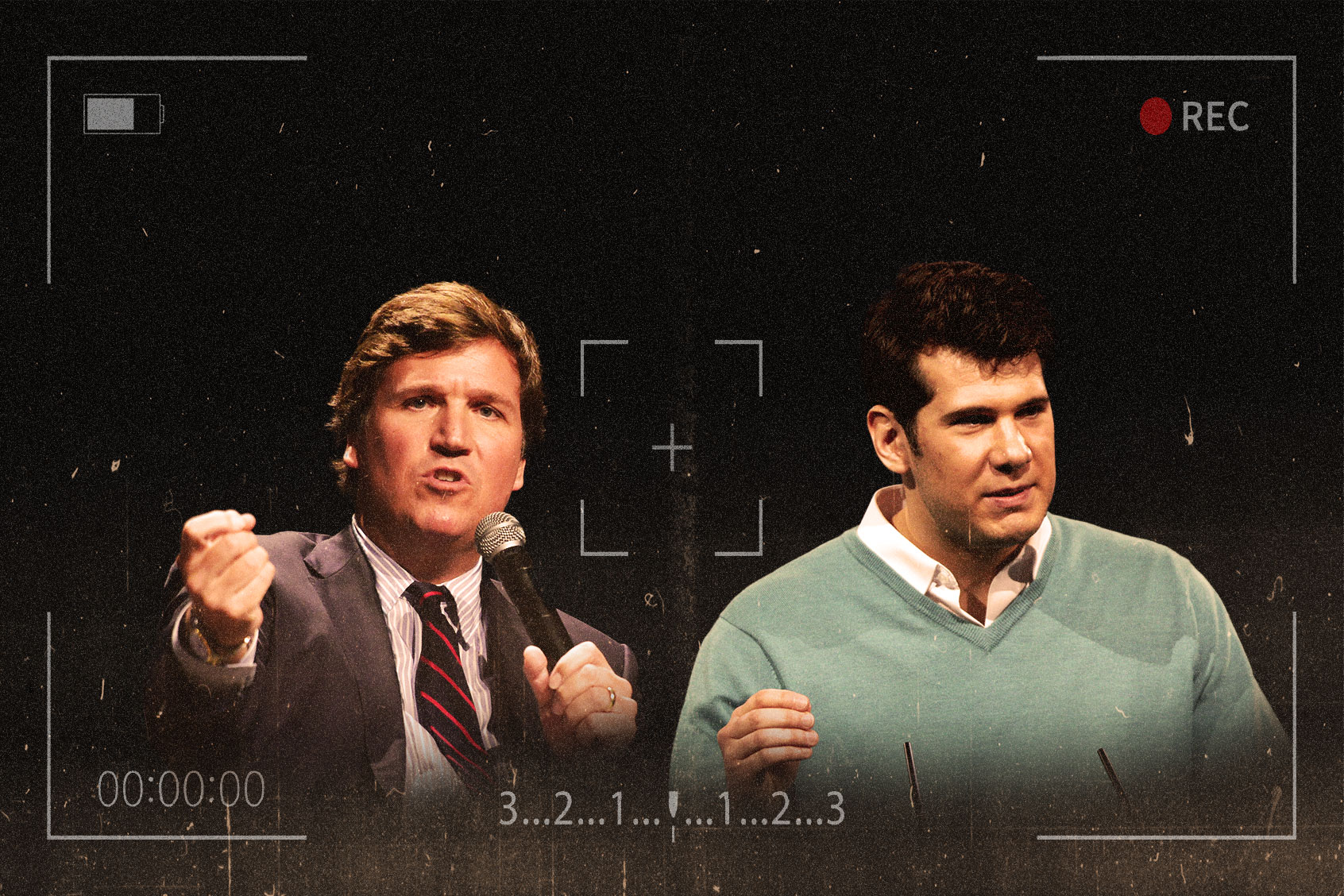 Tucker Carlson and Steven Crowder (Photo illustration by Salon/Getty Images/Chelsea Guglielmino/Flickr/Gage Skidmore)