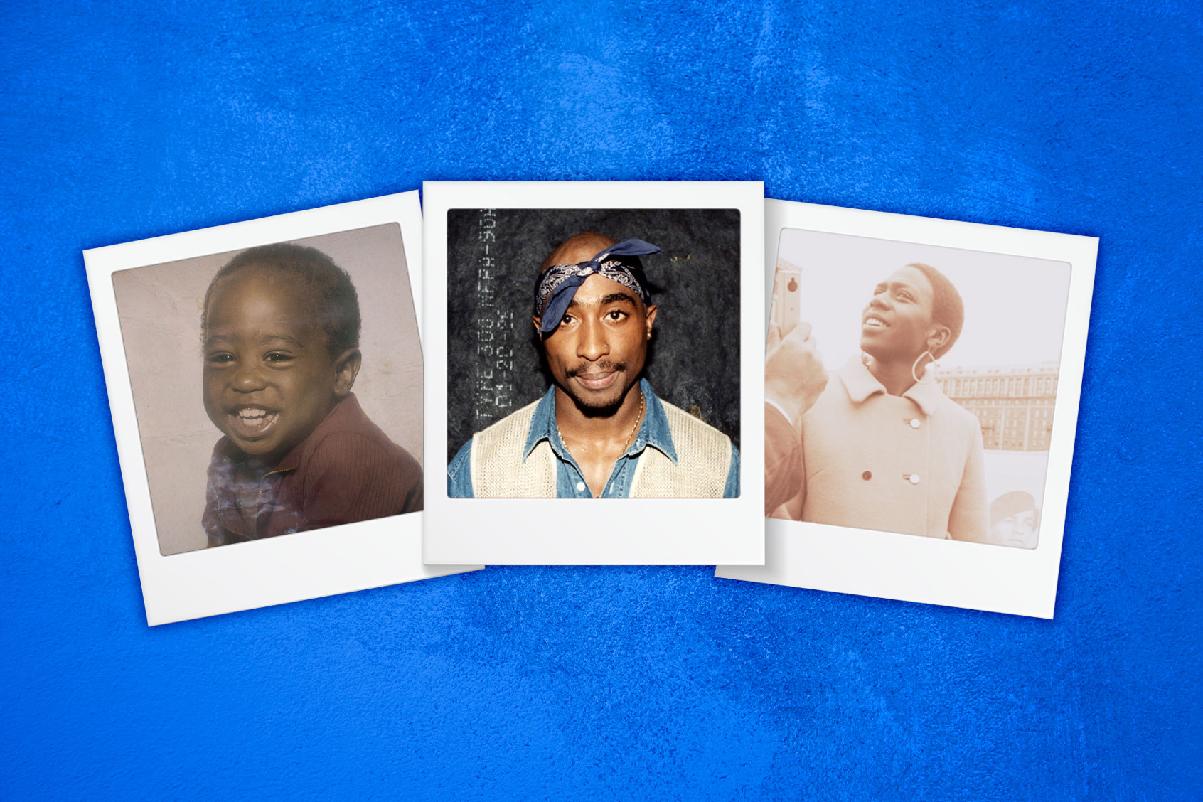 Tupac Shakur, Tupac as a baby and Tupac's mom, Afeni Shakur (Photo illustration by Salon/Getty Images/FX Networks/People’s World)