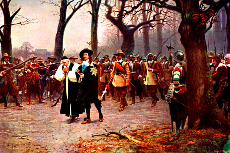 Charles I on his way to be executed, 30 January 1649 (Culture Club/Getty Images)