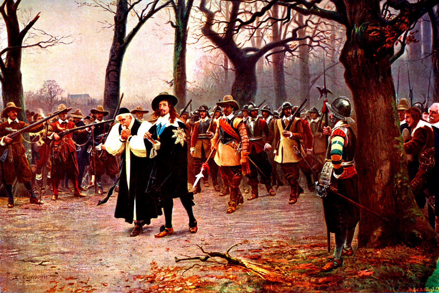 Charles I on his way to be executed, 30 January 1649 (Culture Club/Getty Images)