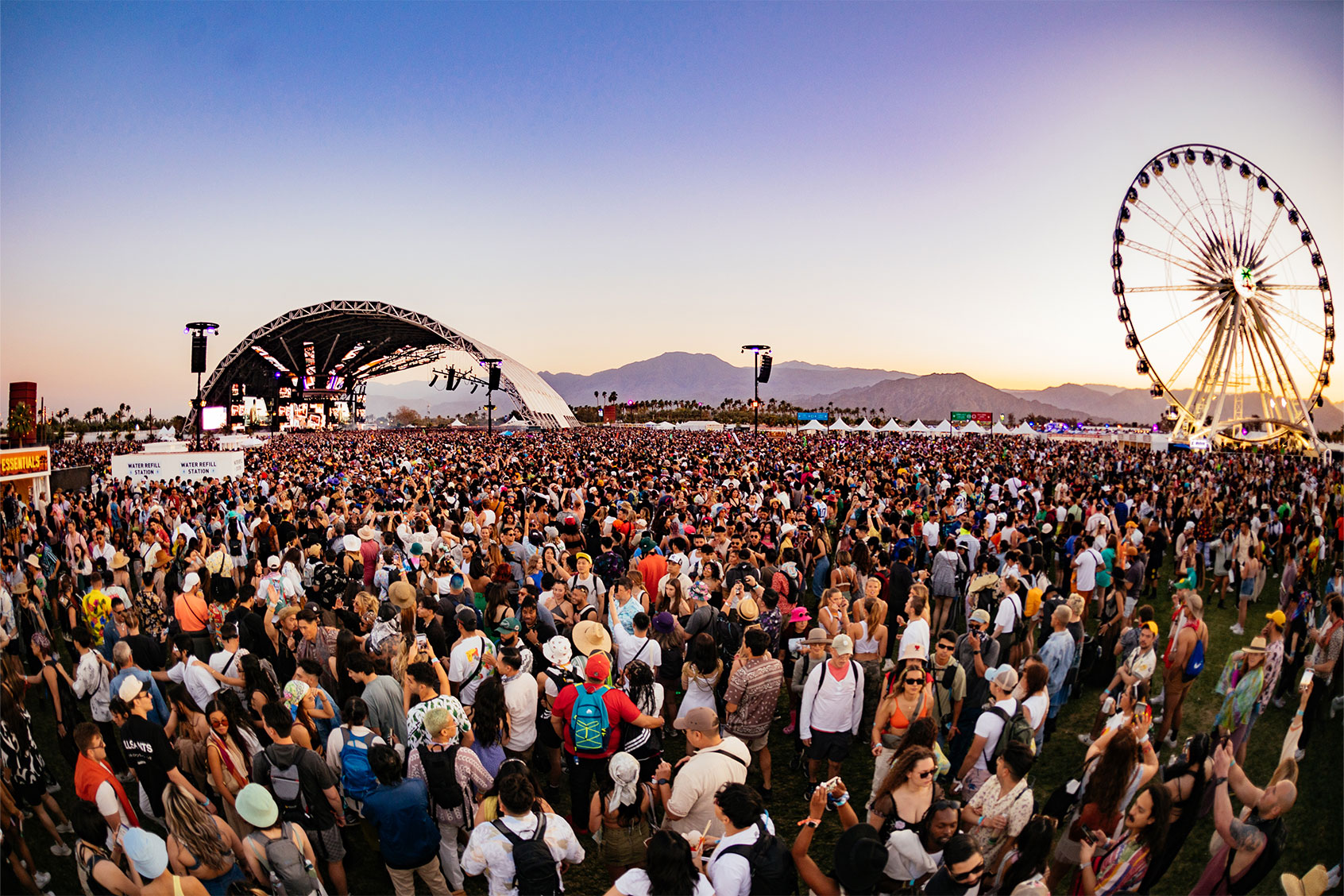 Blink-182 performs at the Sahara Stage during the 2023 Coachella Valley Music and Arts Festival on April 14, 2023 in Indio, California. (Matt Winkelmeyer/Getty Images for Coachella)