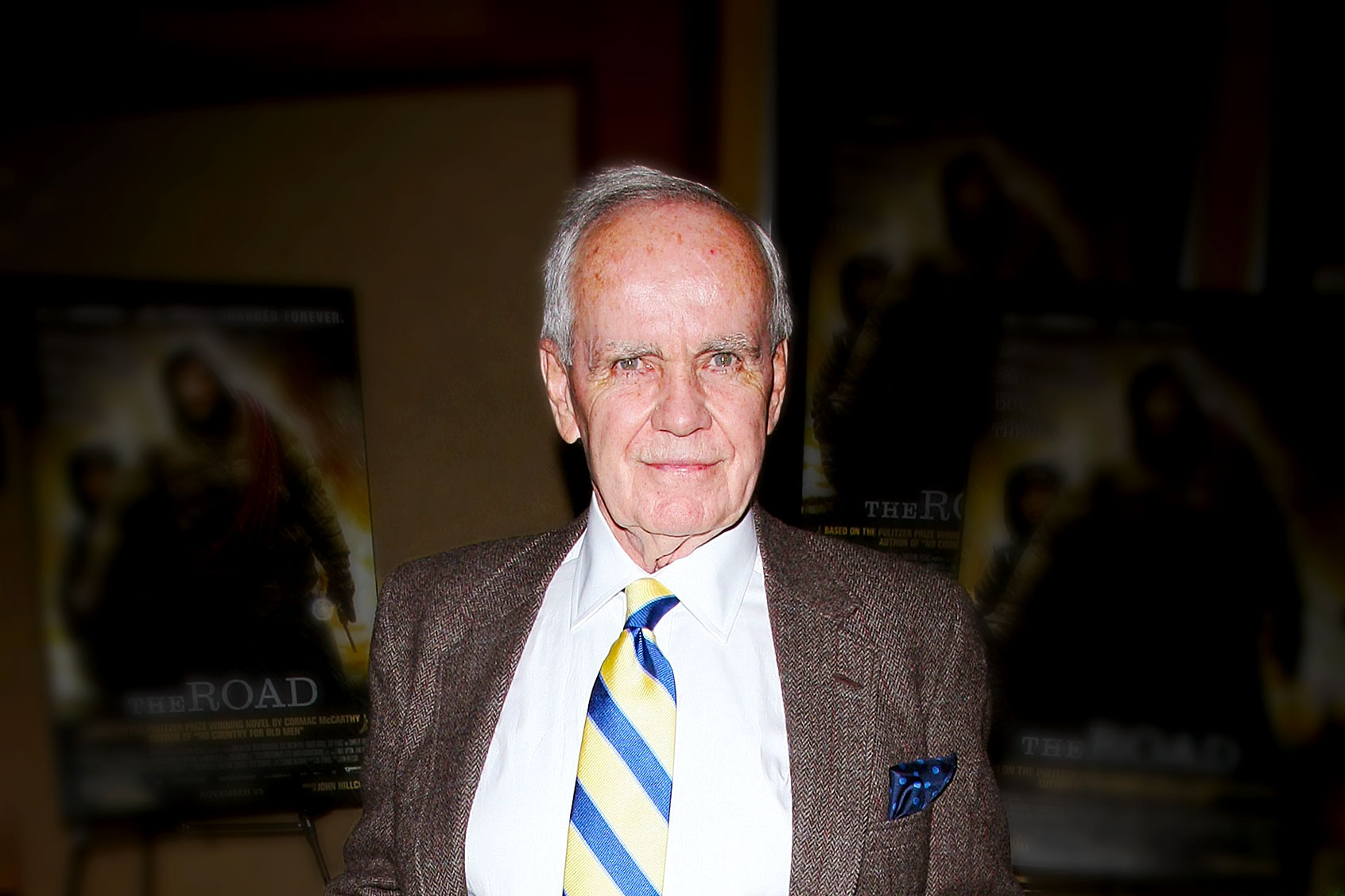Writer Cormac McCarthy attends the premiere of "The Road" at Clearview Chelsea Cinemas on November 16, 2009 in New York City. (Photo by (Jim Spellman/WireImage/Getty Images)