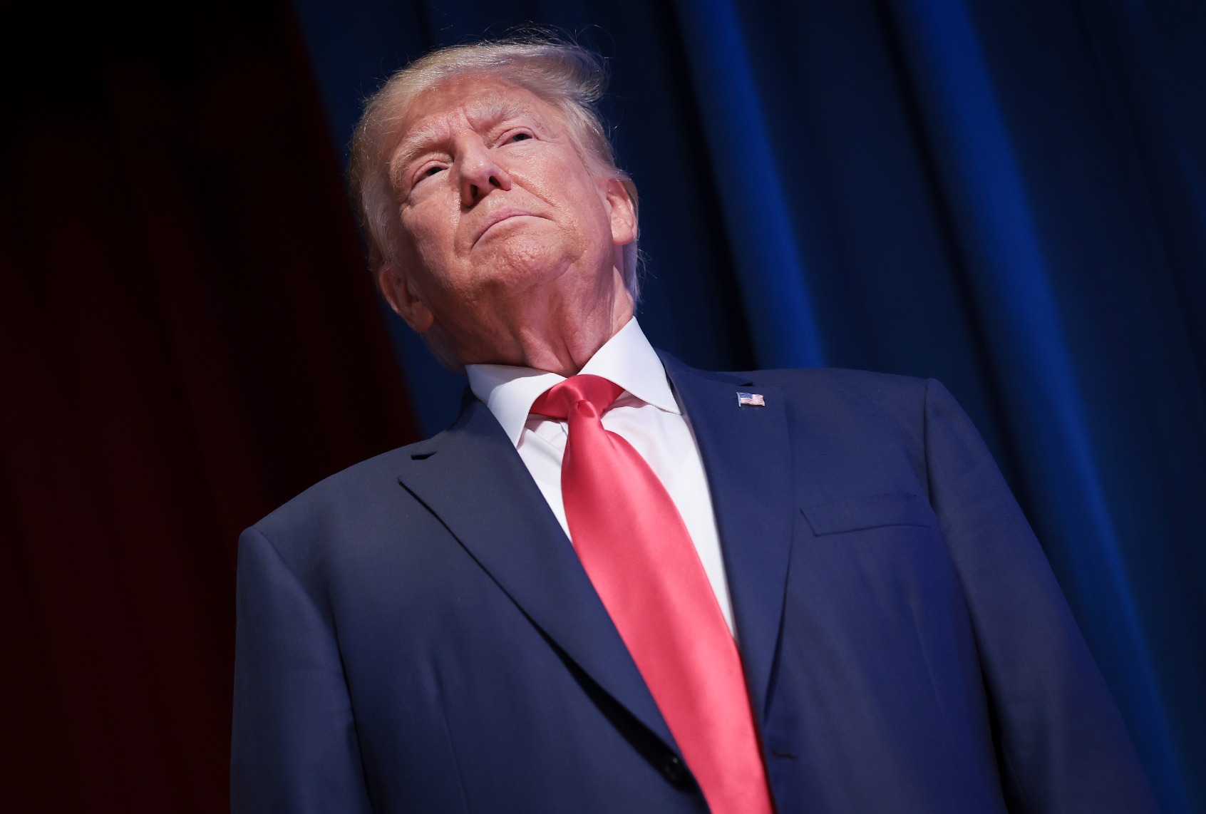 Former President Donald Trump arrives to deliver remarks June 10, 2023 in Greensboro, North Carolina. (Win McNamee/Getty Images)